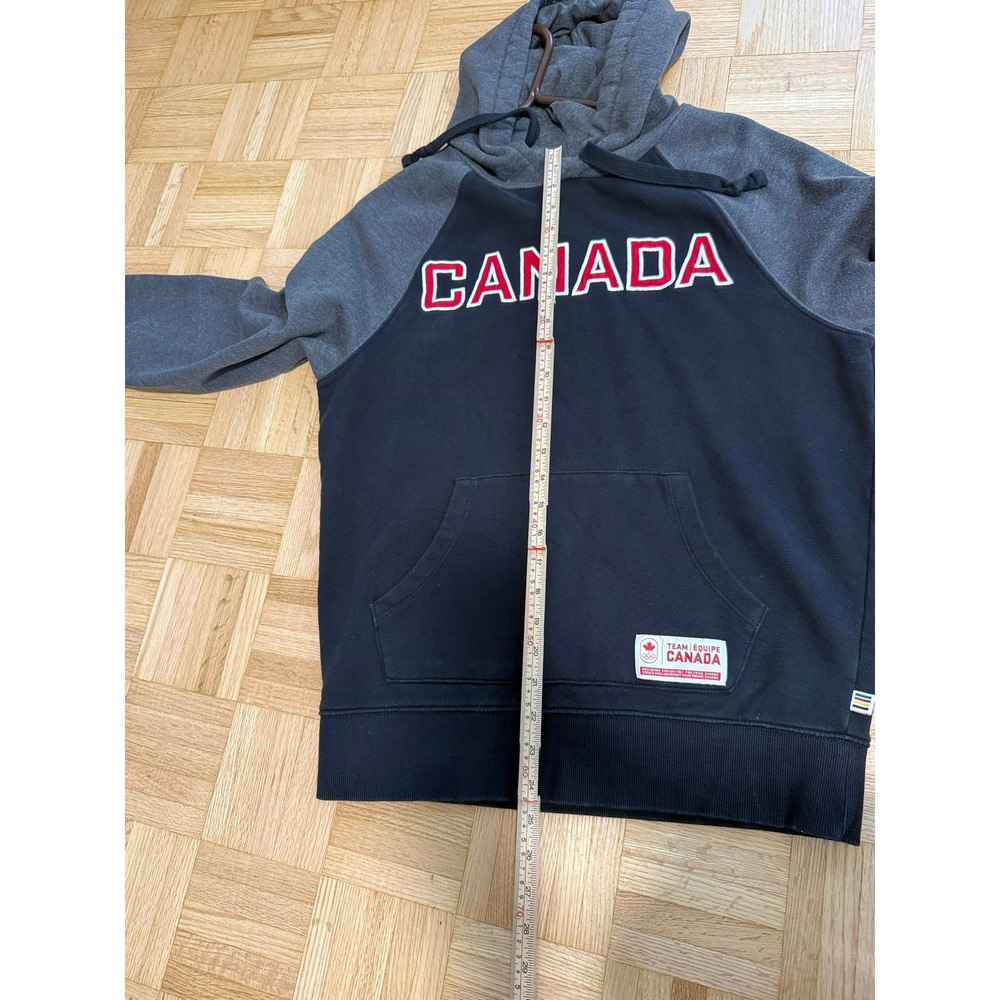 Hudson's Bay Team Canada Olympic Hoodie Mens S Black Grey Sweatshirt Canada Day - Picture 9 of 9